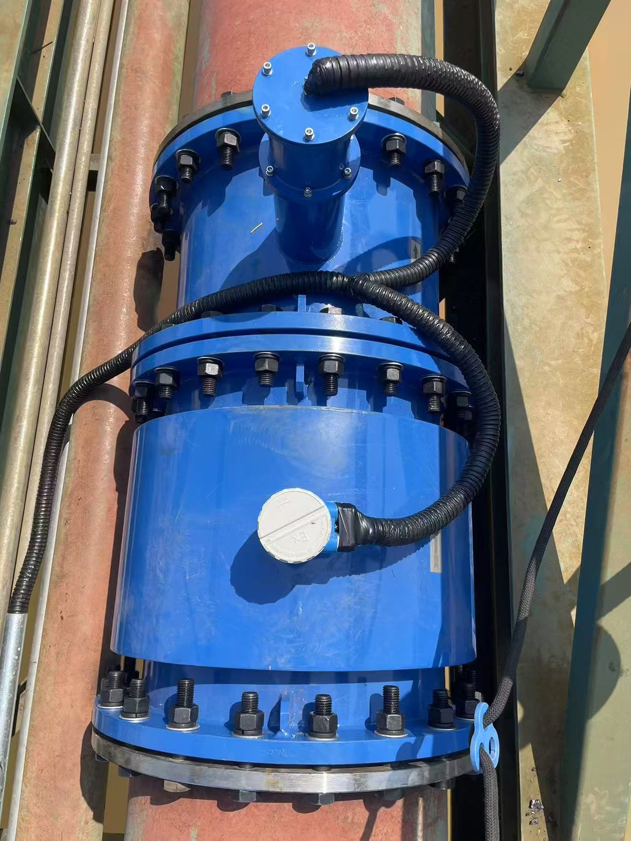 廣西南寧某現(xiàn)場(chǎng)DN500非滿(mǎn)管流量計(jì)測(cè)泥漿